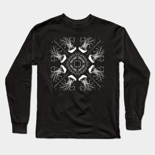 Jellyfish Mandala Long Sleeve T-Shirt